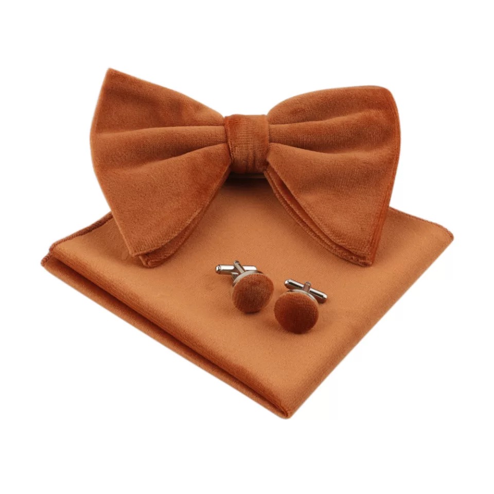 Ensemble nœud papillon et pochette assortie, modèle NP-09