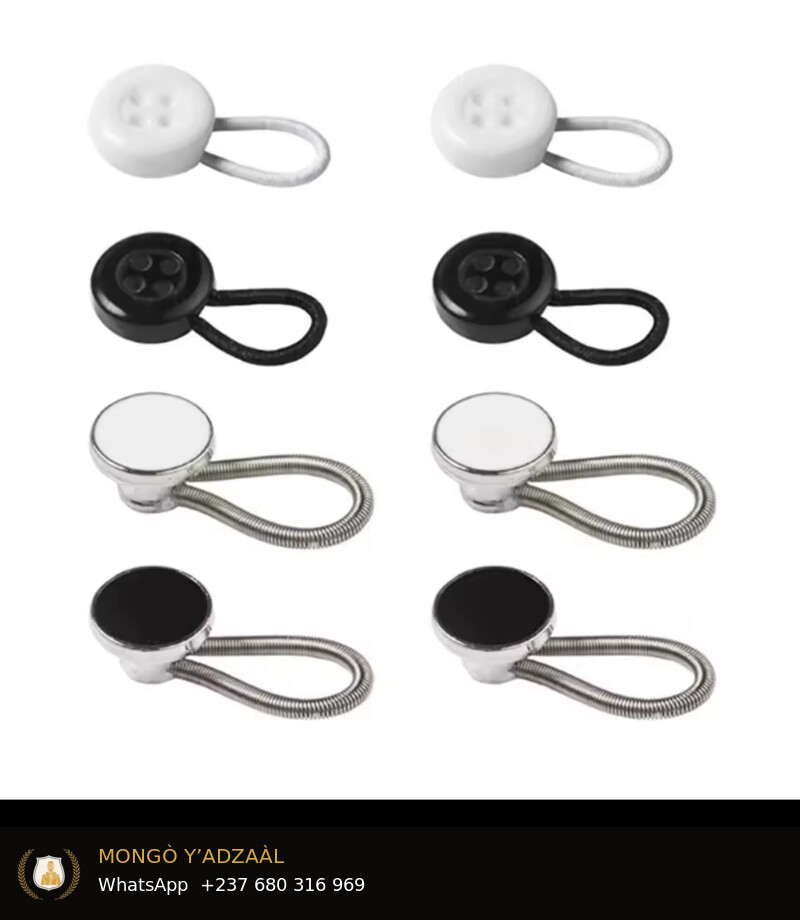 Boutons d’aisance pour chemise, coloris disponibles, modèle BA-02
