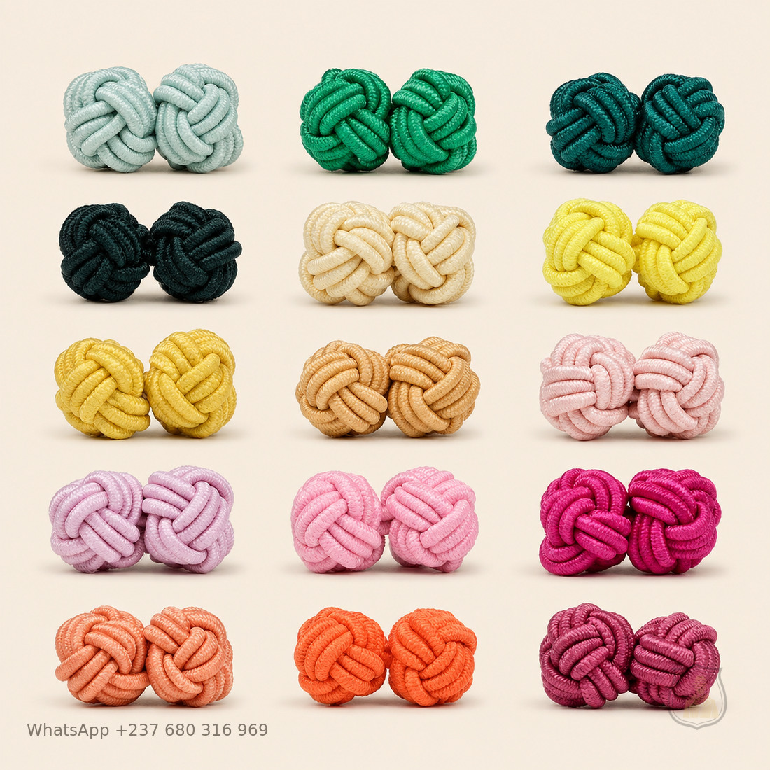 Boules de manchette Palette signature, modèle BM-03