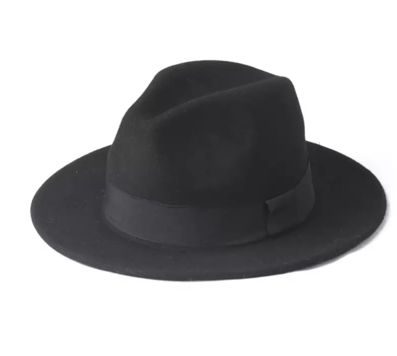 Chapeau fédora noir, modèle classique, modèle FD-08