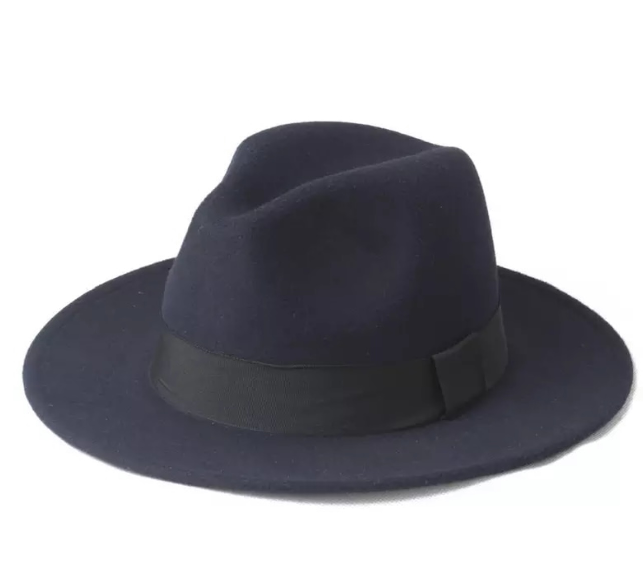 Chapeau fédora bleu nuit, modèle classique, modèle FD-13