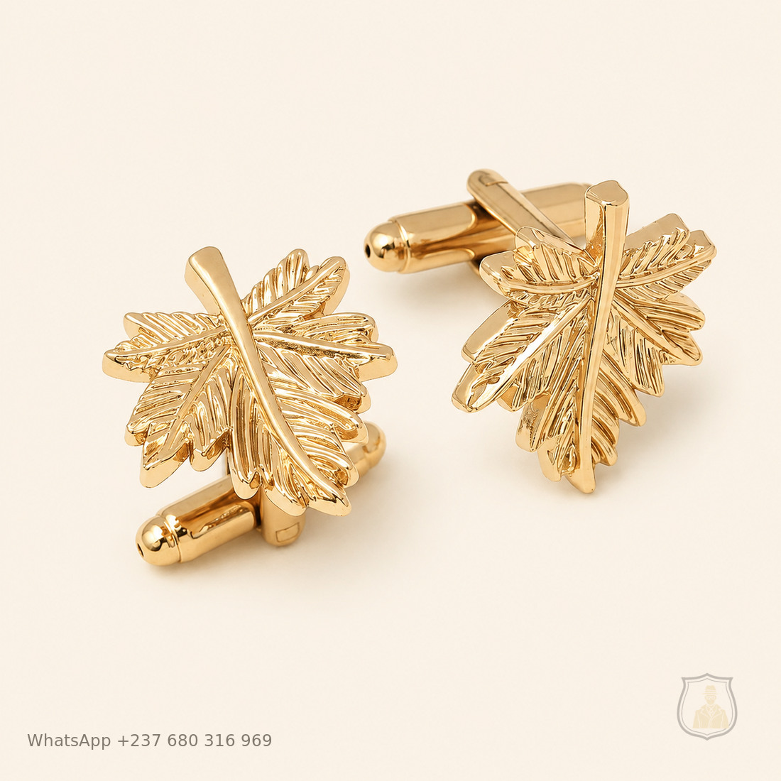 Manchettes premium Feuille dorée, modèle PM-01