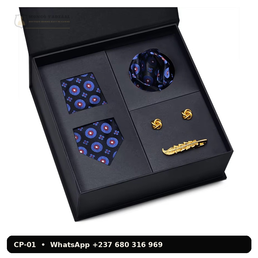 Coffret cravate prestige — vue intérieure